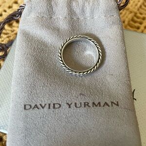 David Yurman Cable Band Ring Size 7